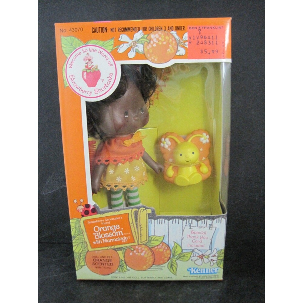 Sealed Orange Blossom With Marmalade  Strawberry Shortcake New 1982 Kenner